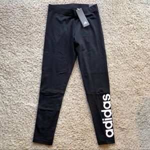 Black Adidas Logo Leggings size small